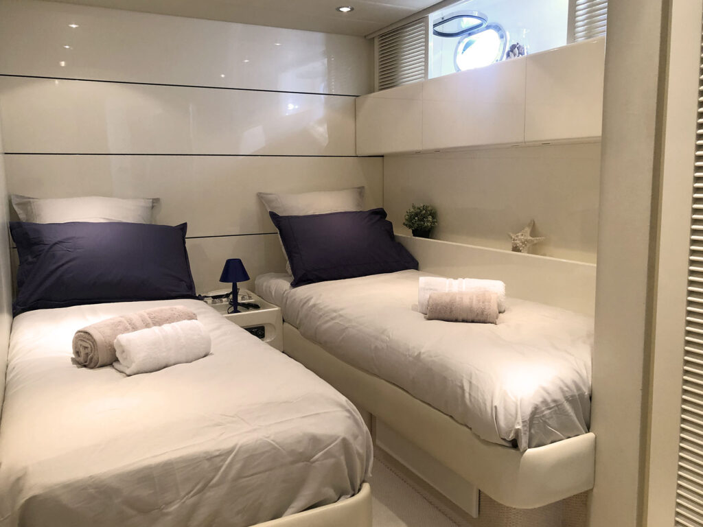 Home Sweet Boat - Chambre Twin Emporda - 2 lits simple